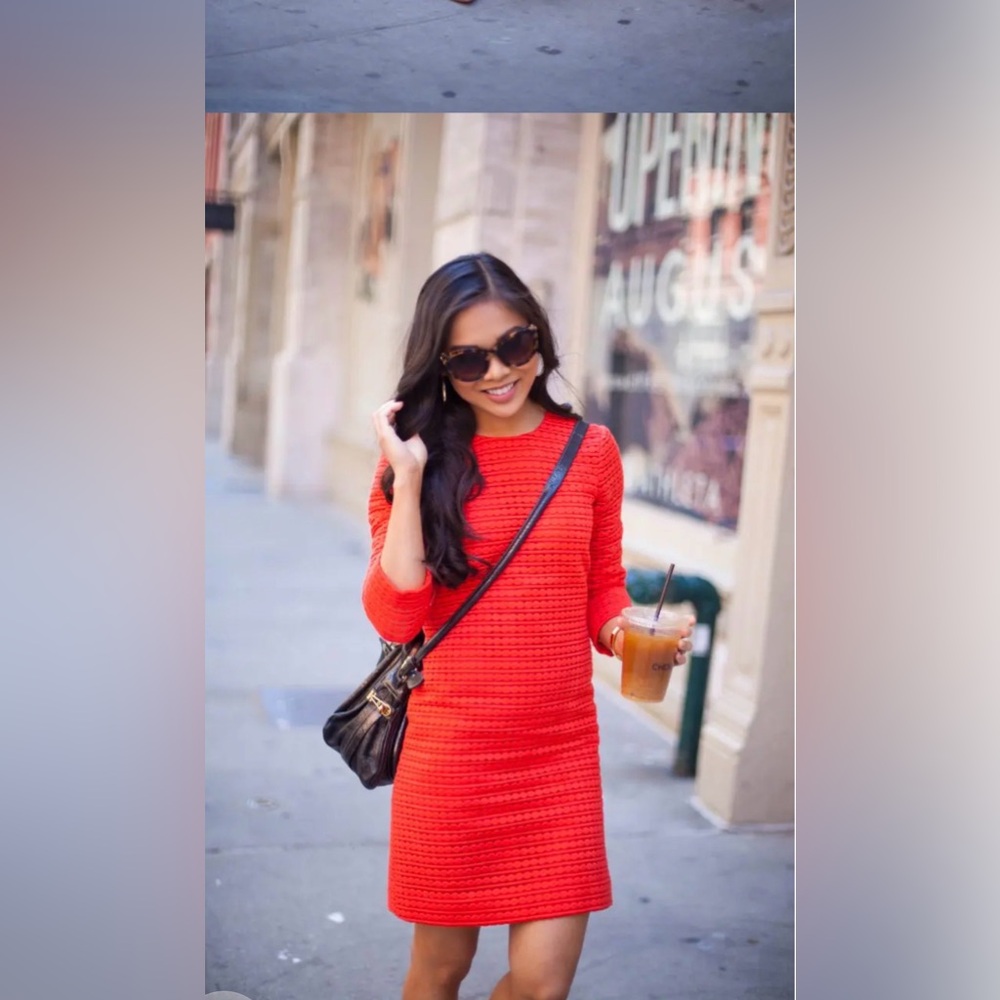 Kate Spade Vibrant Blood Orange Dress - Picture 2 of 8